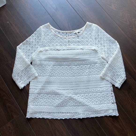 Joie kyndra embroidered lace top - Picture 3 of 7